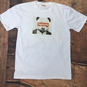 Supreme Panda Box Logo RARE T-Shirt